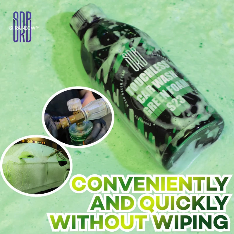 Green Foaming Car Wash Soap (Works with Foam Cannons and Guns or Bucket Washes) Safe for Cars, Trucks, Motorcycles, RVs & More.